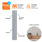 Painel Ripado Eva Laminado Autocolante 10cm Urban White | Val